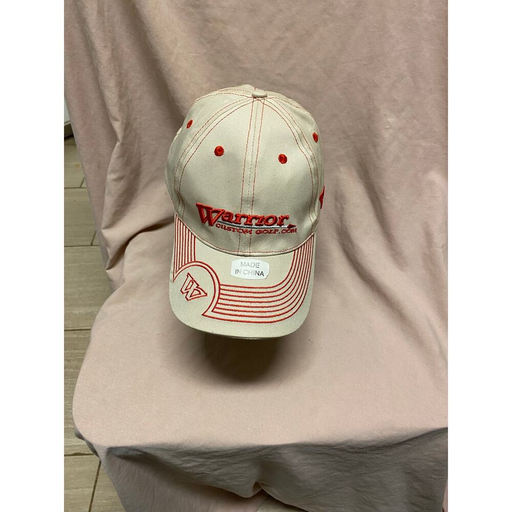 New With Tags Warrior Custom Golf Adjustable Hat